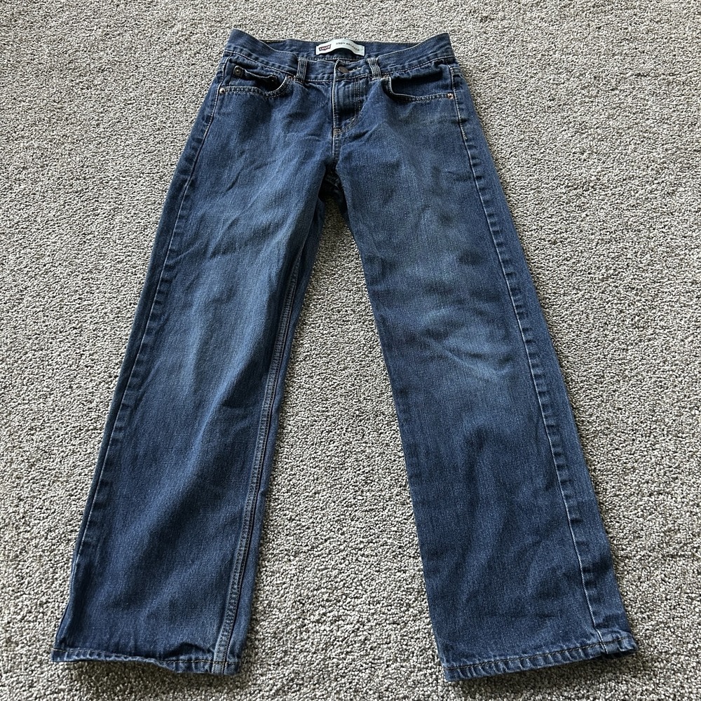 Levi's 550 Relaxed Fit Jeans Kids 14 Regular 27x27 Blue Tapered Denim Casual
